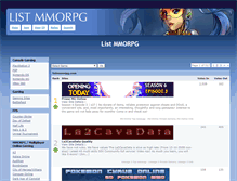 Tablet Screenshot of listmmorpg.com